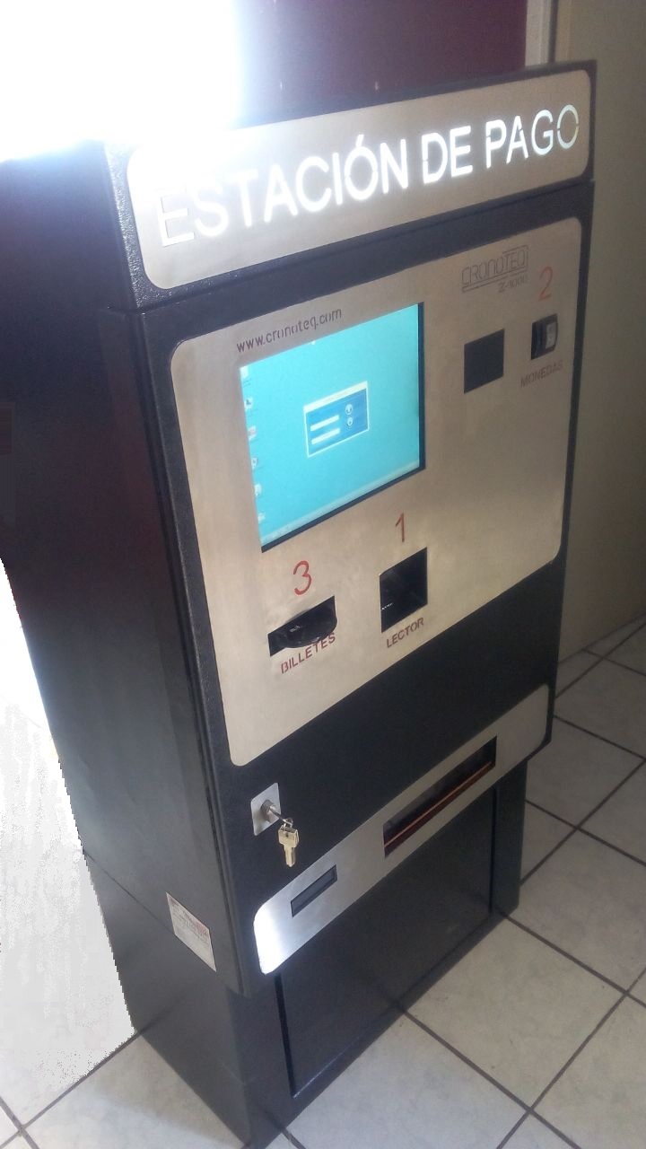 Nuevo cajero automatico para parking
